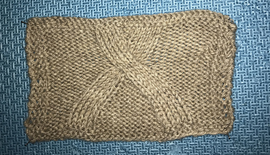 Boyfriend cable swatch is lovely